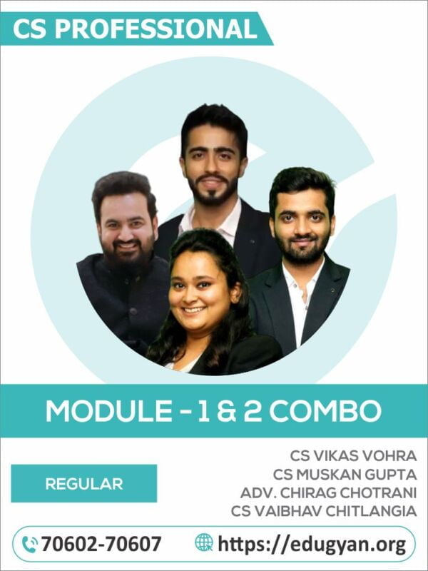 CS Professional Module- I & Module- II By Yes Academy