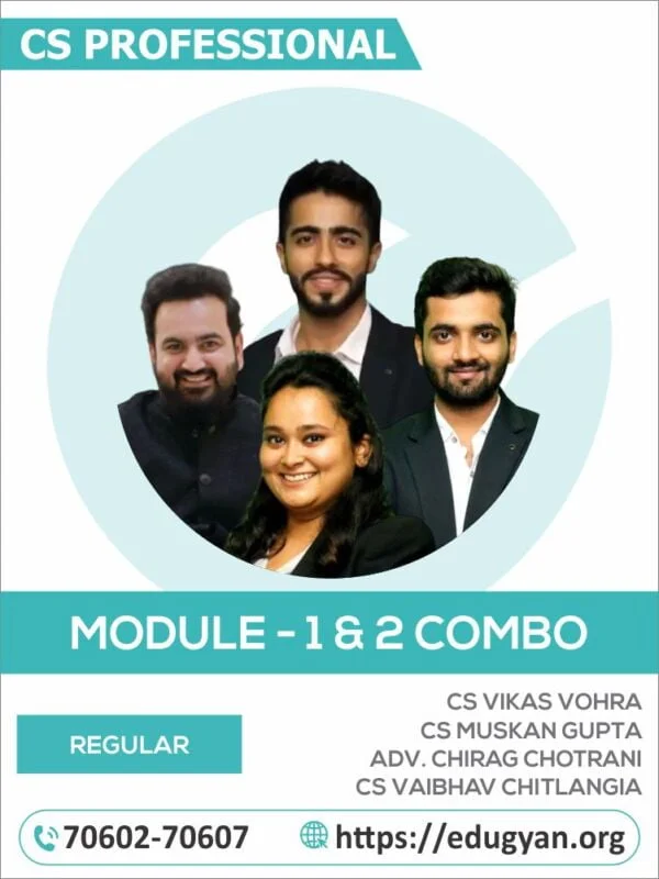 CS Professional Module- I & Module- II By Yes Academy