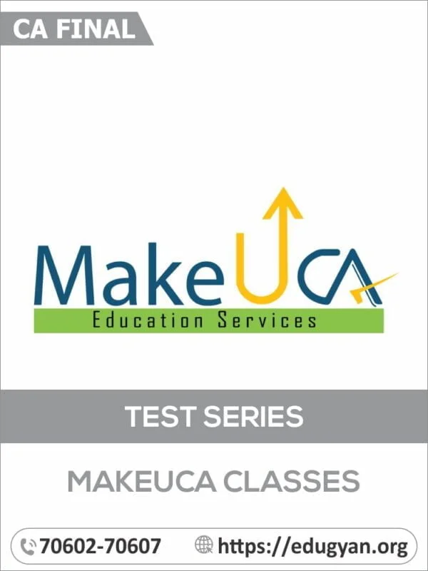 CA Final Test Series By Make U CA (Platinum)