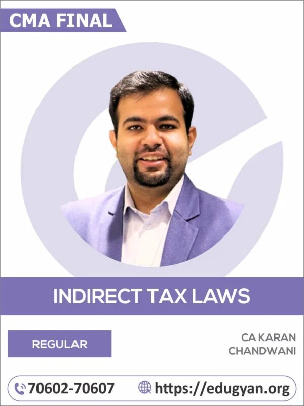 CMA Final IDT By CA Karan Chandwani (2022 Syllabus)