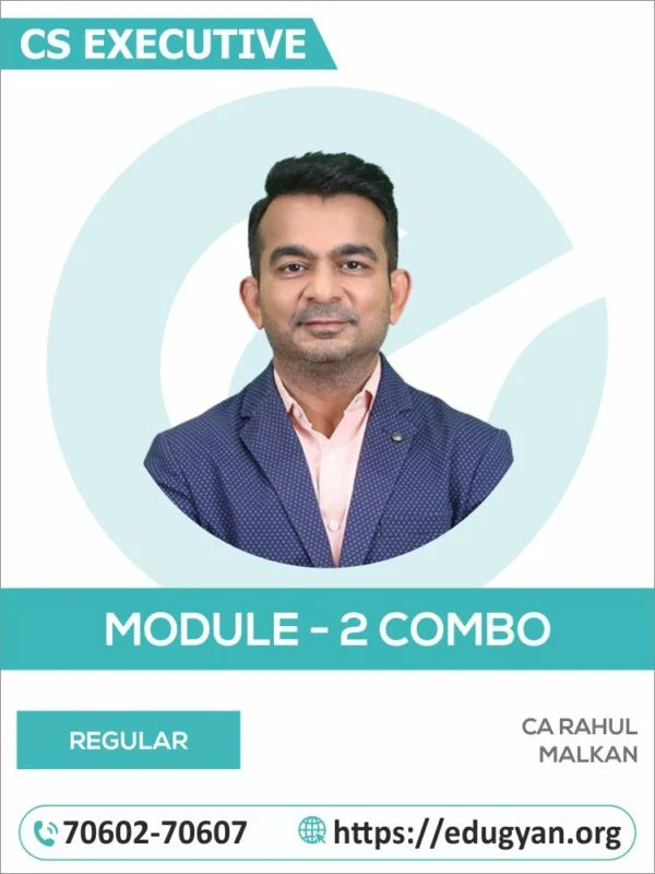 CS Executive Group II Combo By Rahul Malkan Classes (New Syllabus)