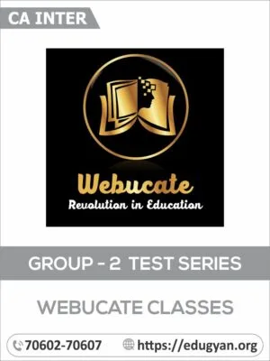 CA Inter Group-II Combo Test Series By Sankalp Kanstiya Classes