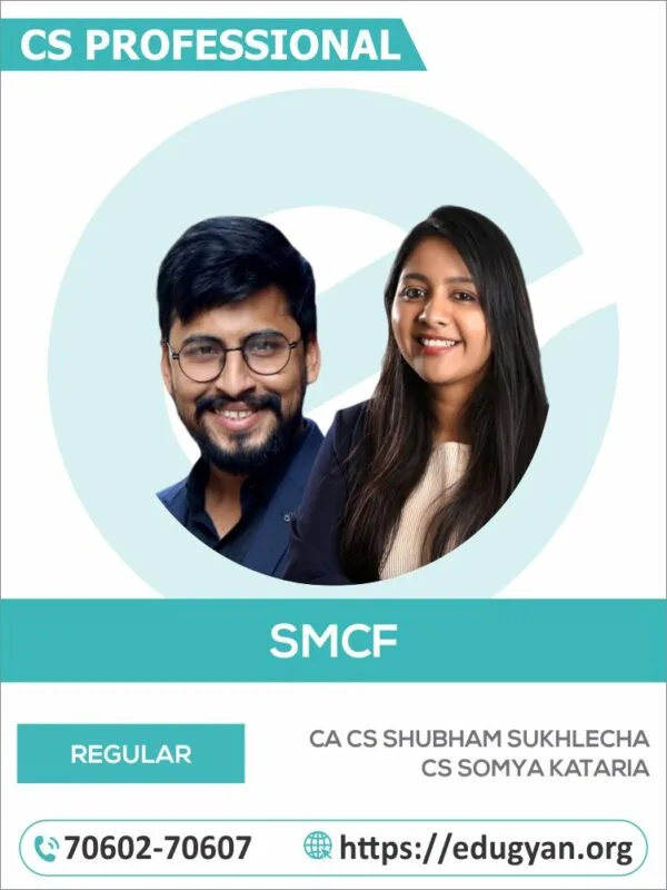 CS Professional Corporate Finance & Strategic Management (SMCF) By CA CS Shubham Sukhlecha & CS Somya Kataria (New Syllabus)