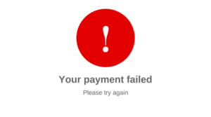 order failed