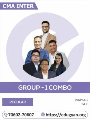CMA Inter Group- I Combo By Prayas Tax (For June/Dec 2025 & Onwards)