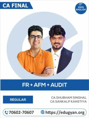 CA Final FR, AFM & Audit Combo By CA Aakash Kandoi, CA Sankalp Kanstiya & CA Shubham Keswani (English) (For Nov 2025 & Onwards)