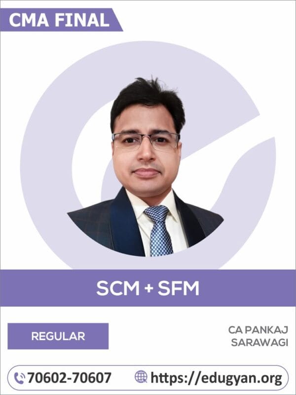CMA Final SCM & SFM Combo By CA Pankaj Sarawagi (2022 Syllabus)